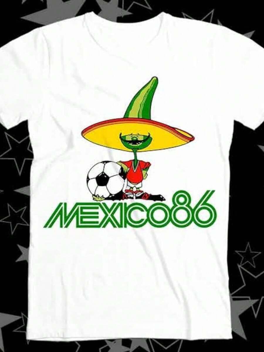 Camiseta de Fútbol de la Copa Mundial de México 86, Años 80 y 90, Argentina, Mejor Vendedor, Camiseta 502 - Negro - Ver 1