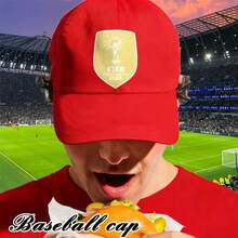 FIFA 2026年世界杯官方授权男女通用棒球帽/遮阳帽，饰有吉祥物图案，是足球迷的必备单品，适合夏季郊游、日常户外活动、跑步、健身，也是馈赠亲友、海滩度假和旅行的绝佳礼物。 - 彩色 - 查看 11