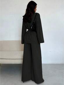 Women Two-Piece Outfits - Black - View 3