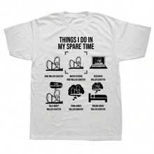 COOL SUMMER Think Like A Proton Positive Science Cotton T-Shirt, T-Shirt Design, High Quality Printed T-Shirts, Oversized T-Shirts, Vintage Urban Style, Unisex, Loose Fit Short Sleeve Cotton T-Shirt With Round Neck, Women's Blouses, Women's T-Shirts, Casual Blouses For Ladies. - 白色 2 - 查看 1