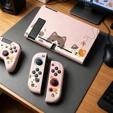 猫咪图案Switch保护套，柔软材质防摔保护壳 - 查看 3