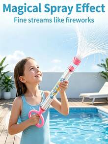 Creative Firework Water Gun, Sprays Water Like Fireworks, Children's Water Toy, Summer Pool/Backyard/Beach/Birthday Party Outdoor Game Toy (Suitable For 3 Years Old And Above) - Multicolor - View 5