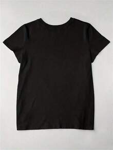 Mexican T-Shirt MexicanLinda Linda Listen Linda, A Fun Gift. Listen Linda T-Shirt, Women's T-Shirt, Casual Short Sleeve Crew Neck Top, Suitable For Spring And Summer, Women's Clothing, Cotton T-Shirt, Summer Fashion - 黑色3 - 查看 9