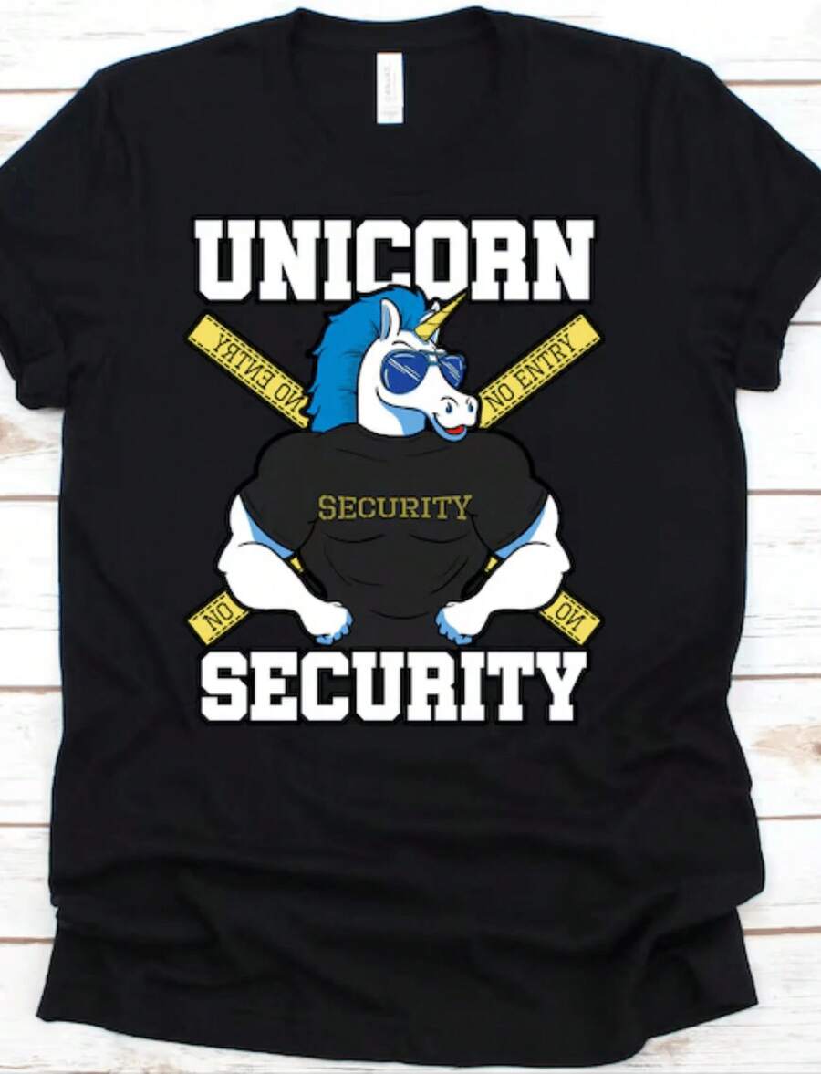 1 camiseta de enfermera unicornio, camisetas de RN, regalos para enfermeras, camiseta de unicornio para enfermeras, camiseta de enfermera registrada, arte de unicornio, 180g 100% algodón - Negro 10 - Ver 1