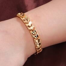 1 buah Gelang Modis dengan Rantai Hati, Desain untuk Wanita - F51510 - View 20