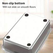 Stainless Steel Litter Box, Metal Litter Boxs With Lid High Sides, XL Extra Large Litter Box For Big Cats, Never Absorbs Odors, Leak-Proof, Stain-Free, Rust-Free, Easy To Clean,Cat Stuff, Cat Accesorries, Pet Supplies - XL - View 6