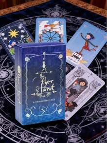 Cute Cartoon Ghost Mom Tarot Cards Standard Tarot Deck Beginner Divination Board Game - Multicolor - View 6