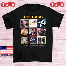 The Cars Band ALBUM COLLECTION Unisex T-Shirt Full Size - Black - View 1