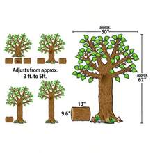 Teacher Created Resources 4405 Seasonal Tree Bulletin Board Display Set - Multicolor - Ver 5