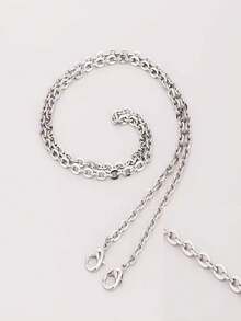 Metal Chain Strap Replacement Accessory, Suitable For Shoulder Bags, Underarm Bags, Handbags, Mahjong Bags, High-End Versatile Bag Chain - Silver - View 5