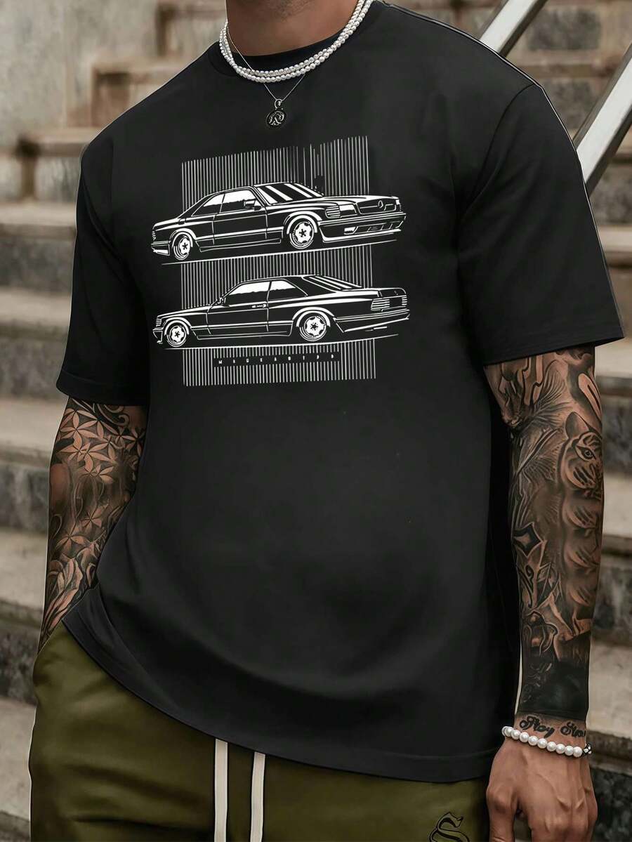 Men T-Shirts - Black - View 1