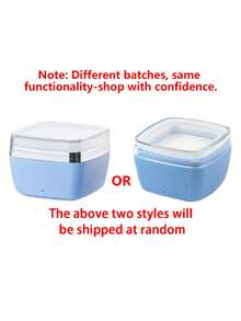 3-In-1 Mini USB Heated Wax Warmer For Eyebrow, Ear, Face, Bikini, Underarm Hair Removal, Compact For Home & Travel Use - 淺藍色 - 查看 9