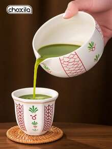 choxila 5pcs Matcha Tea Set, Including Matcha Whisk (Tea Whisk), Whisk Holder, Matcha Scoop, Matcha Bowl, Matcha Sifter, Bamboo Matcha Powder Stirrer And Portable Matcha Tea Brewing Tools. Ideal For Daily Use In Japanese Tea Ceremony, Tea Enthusiasts, Kitchen And Dining, Also A Great Gift For Friends, Significant Others Or Mother's Day. - Matcha Set - View 6