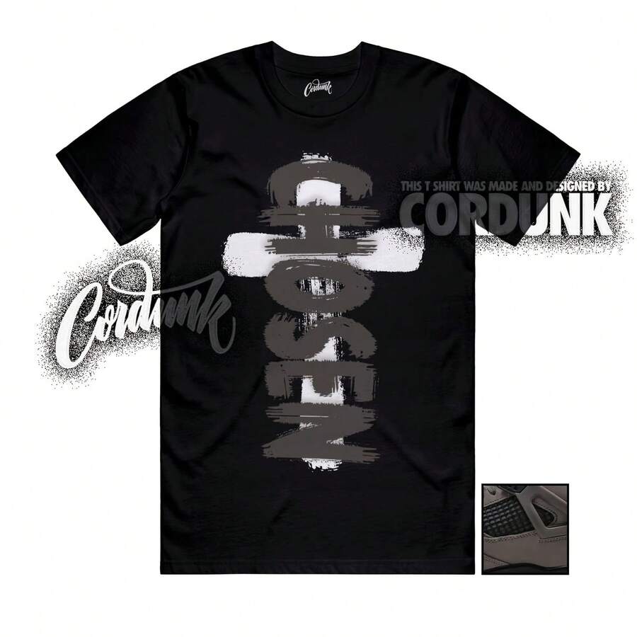 Camiseta de partículas de luna negra de 4 piedras de cueva que combina con CHOSEN - forma - Ver 1