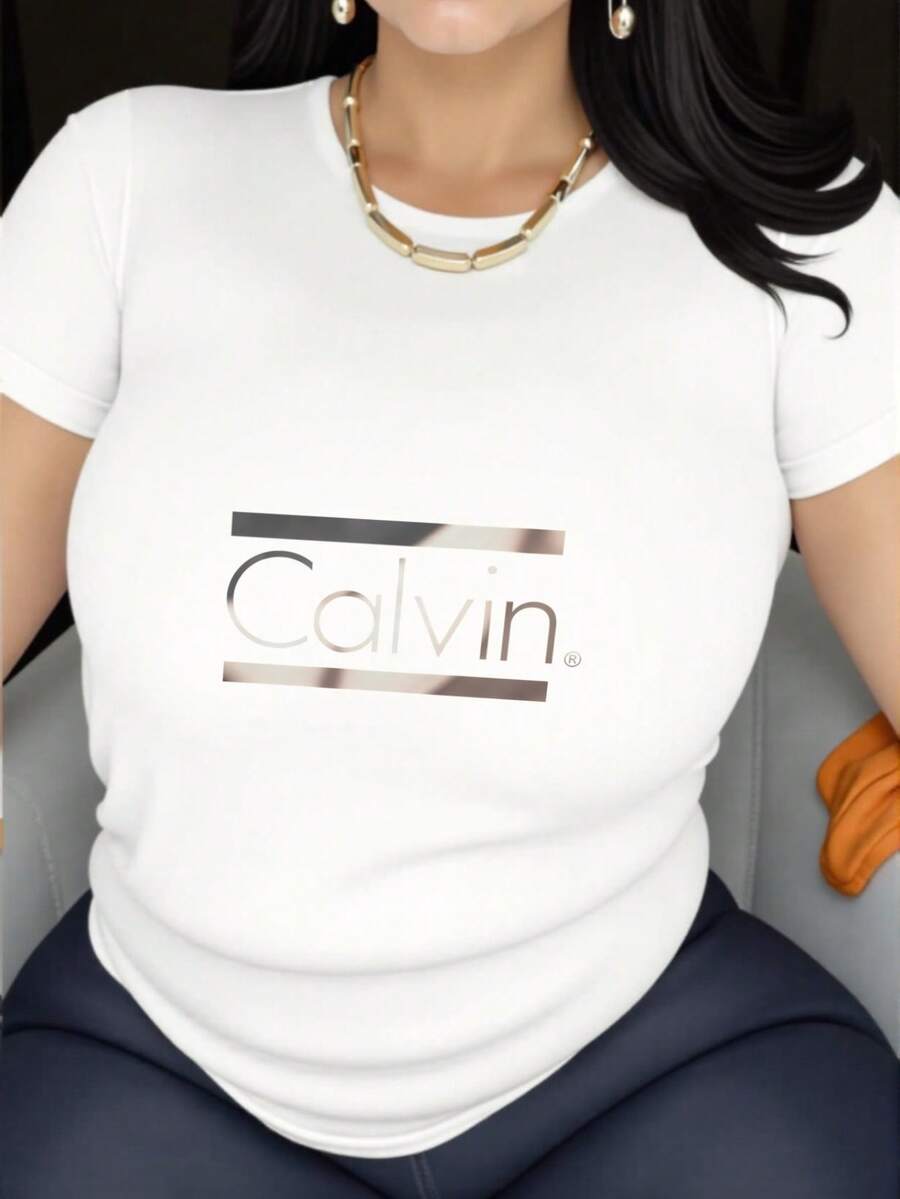 Limited Edition T-Shirt With Design - Soft, Breathable, Comfortable, Short Sleeve, Casual Summer Style, Easy Care, Quick-Drying, Suitable For Outdoor And Casual Wear, Loose Fit, Suitable For All Body Types. Lightweight Cotton. - 白色 - 查看 1