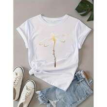 Dam-T-shirts - Vitt - Visa 12