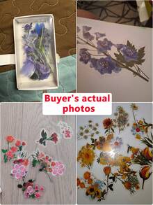 40pcs/Pack Vintage Flower Butterfly Decorative PET Sticker Plant Handbook Scrapbooking Material Label Journal Planner Back To School Stickers Scrapbook Supplies Funny Stickers Laptop Stickers Kindle Phone Stickers - Multicolor - View 11