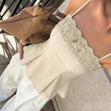 Women Blouses & Shirts - Apricot - View 2