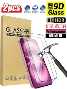 2pcs Ultra-Clear Screen Protector, Made Of Hydrogel Material, Optical-Grade Flexible Material For Bright And Transparent Screen Display With Natural Color Layers. Protects Against Scratches From Keys, Cards When Placing Phone On Desk, In Bag Or Pocket. - Clear - View 35