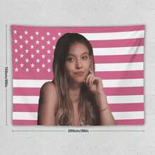 1Pcs Sydney Tapestry Flags For Actors, Sweeney's Art Posters For Film And Television Actors, Flag Decorations For Bedrooms And Living Rooms, Equipped With Matching Installation Buckles, Holiday Gifts - 1PC - 查看 14