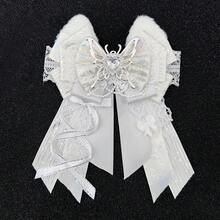 1件裝可愛重裝飾蕾絲蝴蝶結胸針，卡通動漫遊戲Cosplay服裝裝飾，偶像應援棒支架裝飾，御宅Lolita痛包吊飾蝴蝶結胸針 - A - 查看 5