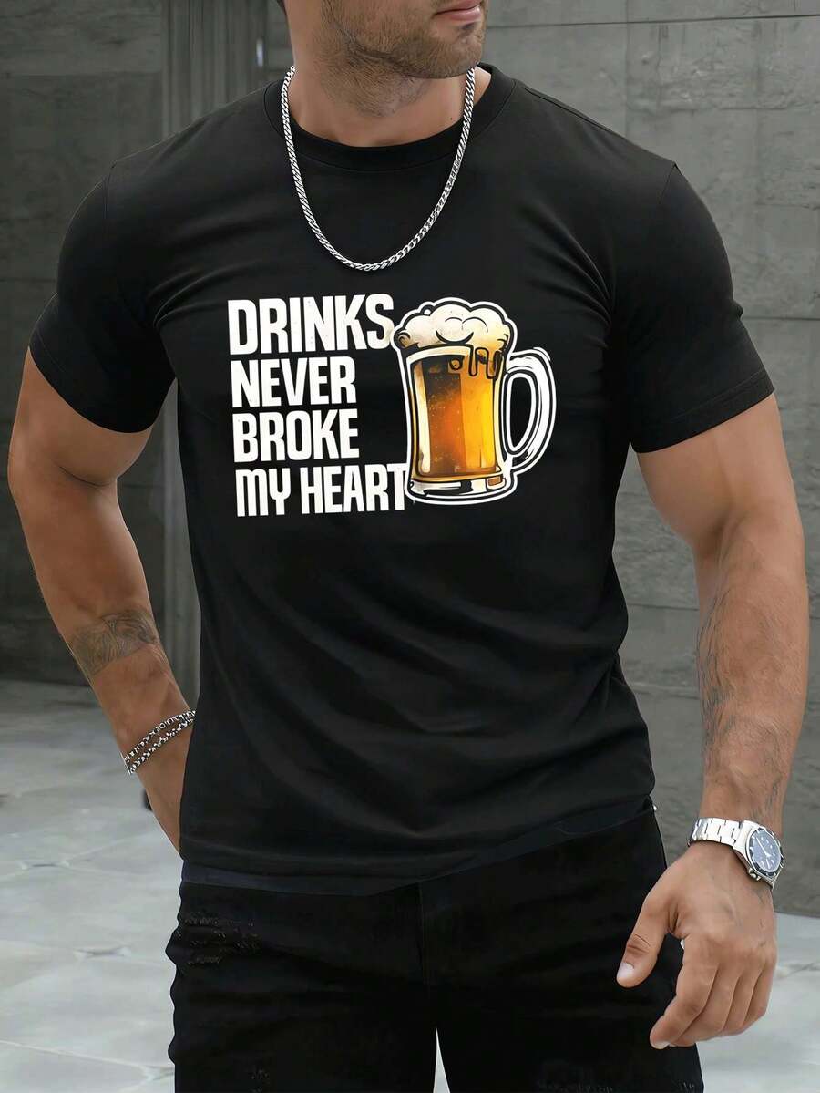 Men T-Shirts - Black - View 1