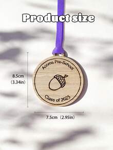 Customizable Wooden Award Plaque With Satin Ribbon, Personalized Achievement Memorial Plaque, Suitable For Sports Meets, Competitions, Academic Awards And Special Occasion Gifts - Multicolor - View 7