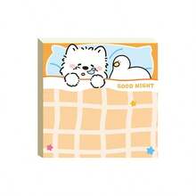 1 Pack Cute Cartoon Sticky Notes, Suitable For Students, Multiple Adorable Patterns, Self-Adhesive, Thick Paper For Writing, Reusable Without Residue, Perfect For Note-Taking And Journaling Decoration - Multicolor - View 6