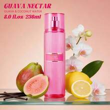 Wish 2 Pcs Women's 8.0 Fl Oz Body Mist – 6 Scents: Guava Coconut Musk /Coconut Vanilla Praline – Designer Inspired Long Lasting Fragrance – Perfect For Party, Daily Wear & Gift – Ideal For Girlfriend, Best Friend, Mom - GUAVA NEGTAB+TROPIGAL GOGONUT - 查看 5