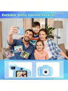 1 Piece Kids Digital Camera With Selfie Function, Video Recording, USB Charging, Holiday Gift For Children - Multicolor - View 7