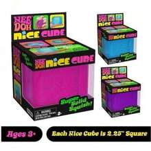 Schy*Lling Nice Cube Super Solid Squish 2.25" Cube Gift Limited Time Offer - 粉紅色中型立方體 - 查看 2