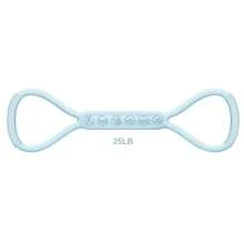 1pc 8-Shaped Silicone Resistance Band, Elastic Shoulder Stretcher With Non-Slip Handles, Odorless High Elasticity Yoga Strap For Home Workout To Improve Rounded Shoulders, Slim Arms, Chest Expansion - Multicolor - View 10