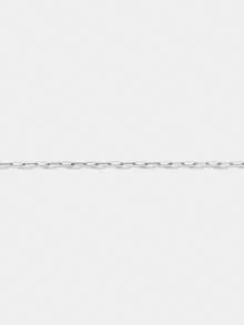 Vòng tay tối giản bằng bạc sterling 925 mạ vàng 18k, kiểu dáng unisex, dây xích hình kẹp giấy cỡ trung bình, dành cho nữ. - Vòng tay dây kẹp giấy - Xem 7