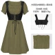 20230809 Green Vest Dress