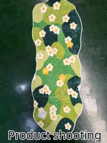 1 件装奢华绿色苔藓装饰地垫，超长花卉地毯 - 柔软绿色花卉地毯，自然灵感设计，尺寸不规则，可裁剪 1-5 厘米，装饰地毯，卧室装饰，小地毯，地毯，家居装饰，客厅地毯，客厅小地毯，卧室地毯，客厅家居装饰，户外地毯，可水洗地毯，毛绒地毯，绒毛地毯 - A - 查看 9