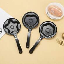 Cartoon Style Frying Pan, Mini Frying Pan, Heart-Shaped Frying Pan, Creative Breakfast, Non-Stick Iron Breakfast Pan, Flat Bottom Frying Pan - View 4