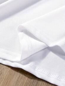 Small Size Y2k Style T-Shirt - White - View 4