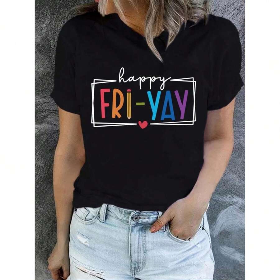 Women T-Shirts - Black - View 1