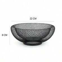 Durable Metal Fruit Storage Basket, Iron Art Fruit Basket, Breathable Snack Bowl, Kitchen Fruit Bowl, Countertop Fruit And Vegetable Basket, Space-Saving, Sturdy And Durable, Not Easy To Deform. It Is A Home Decoration Item That Matches A Variety Of Home Decoration Styles, Suitable For Use In The Kitchen, Living Room, Bedroom, Dining Room, Folk House, Pantry And Dining Table. A Must-Have For Modern Kitchens, Kitchen Accessories And Kitchen Storage Organizers. It Is Also An Ideal Gift For Housewarming, Festivals, Mother's Day And Father's Day. - View 17