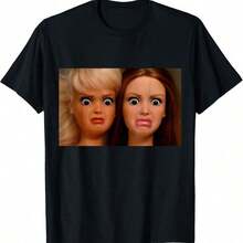 Camiseta Divertida con Cara de Muñeco Asqueroso, Meme Hilarante y Sarcastico, Regalo Original - Negro - Ver 7