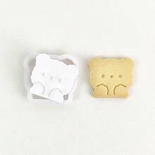2pcs Cute Animal Cookie Cutter Set, 3D Embossed Dog Bear Rabbit Cat Baking Molds, Suitable For Children's Party Birthday Baby Shower - View 8