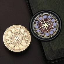 1 Stück Astronomie Serie Wachssiegel Stempel, Muster von Uhr, Kompass usw. für Umschläge, Grußkarten, Lesezeichen, DIY Basteleien, Geschenkdekoration Wachssiegel - Briefmarkenköpfe der astronomischen Serie - Übersicht 14