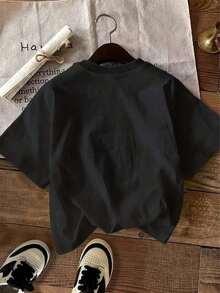 Camiseta de Enfermera Personalizada, Camiseta con Nombre de Enfermera, Ideas de Regalo para Enfermeras, Regalo de Graduación para Enfermeras, Regalos de Agradecimiento, Ropa para Enfermeras Recién Graduadas, Artículos de Enfermería, Celebración de la Semana de la Enfermera, Nuevas Llegadas de Verano. - Negro - Ver 3
