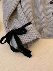 Women Cardigans - Gray - View 8