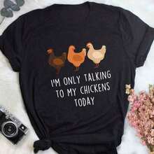 Camiseta de algodón puro del mismo estilo para hombres y mujeres, pollocamisa,Mujeres,Hombres,GraciosoPolloAmanteRegalo,LindoPájaroCamisetaChookcamisetaMascotaGallinaCamisetaTops,Agricultor,Cultivo agrícolaautosuficienciaDe mujerMásTamañoTCamisa, blusasparamujer,blusasparamujerfiesta,playerasdemujer,blusascasualesparadama,sudaderas,camisasdemujer,ropademujer,blusasbonitas,ofertasyliquidacionesropamujer,motfmujerpremium,elegantemujer,camisetasparahombre, manfinityhombre,playerasdehombrecasual,playerasparahombre,dazyhombre,streetwear,cosasparahombre,playerasnegras - Negro - Ver 7