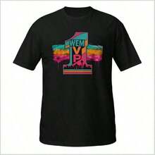 1 camiseta gráfica de los San Antonio Spurs de Texas, colores retro, camiseta para el día del partido, 180g, 100% algodón - Negro 12 - Ver 1
