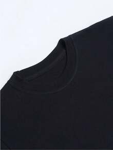 Short-Sleeved T-Shirt With Round Neck, Heat Transfer Print. Remind Me You're Like A Valuable Double-Sided Coin. Skull T-Shirt, Gift For Men, Women, Family, And Friends. Women's Blouses. Women's T-Shirt. - 黑色 - 查看 4