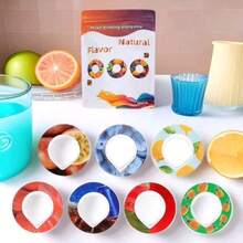 1 pieza/2/4Pcs Aromático, Perfecto para Gimnasio, Deportes, Sin Azúcar, Sin Calorías, Accesorio de Hidratación Divertido para Todos - Multicolor - Ver 6