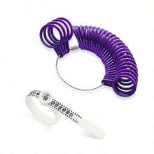 Plastic Ring Sizer With Magnifier, Plastic Gauge For Ring Measurement, Fits European, US And UK Sizes 0-13, A-Z - 2-piece Ring Testing Tool Set - View 11