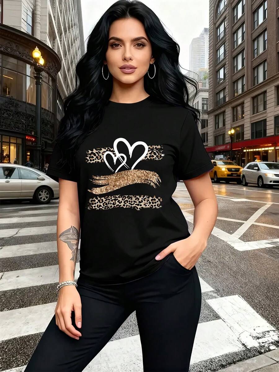 Women T-Shirts - Black - View 1